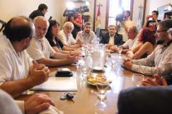 Primera reunión del año de la Paritaria Central