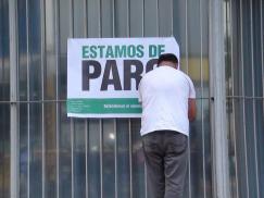 Con contundencia se cumple la segunda jornada de paro en la Administración Pública