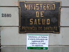 Por variados reclamos, movilización de trabajadores de Salud en Santa Fe y Reconquista