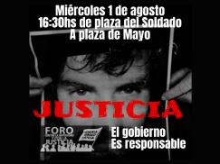 Reclamo de Justicia a un año de la desaparición y muerte de Santiago Maldonado