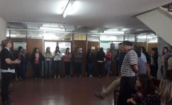 Asamblea en el Ministerio de Educación