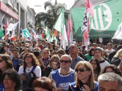 30A: Impresionante acto y paro para rechazar el modelo neoliberal