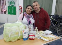 Entrega de ajuar en el Ministerio de Seguridad. ¡Te esperamos Caleb!