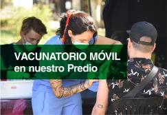 Vacunatorio móvil en el Predio UNL-ATE